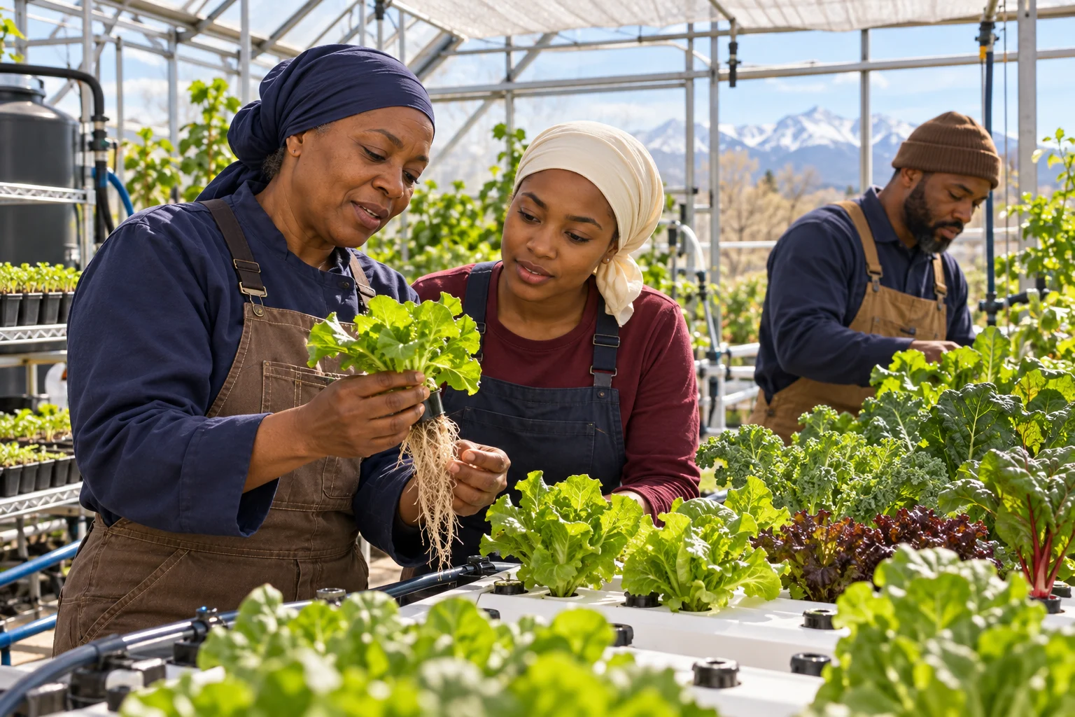 greenhouse growing and mentorship